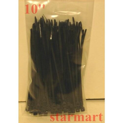 10 inch 3*300mm black Self-locking Nylon Cable Ties