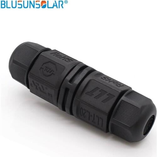 100pcs lot 3 Pin Waterproof Connector Screw and Soldering Pins Nylon IP67 20A 250V Electrical Terminal Wire Adapter