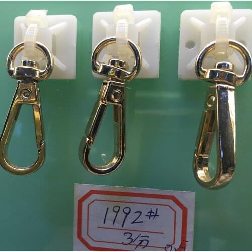 50pcs 10mm (inside) Push Gate Snap Hook Lobster Swivel Clasps For Bag