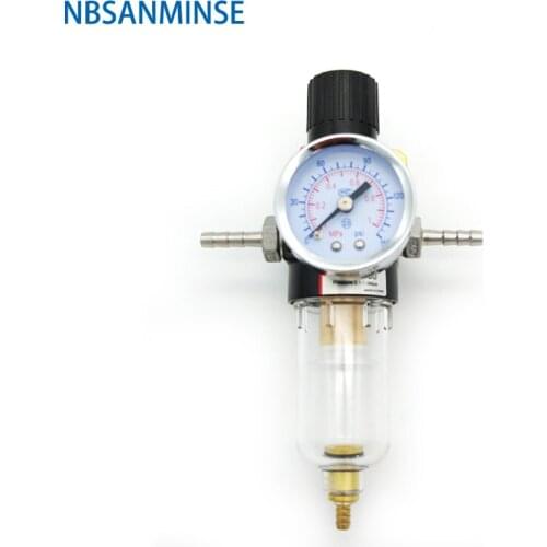 AFR2000 1/4 Air Filter Regulator Air Treatment Oil Water Separator Air Preparation Unit AIRTAC Type NBSANMINSE