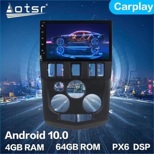 Aotsr Android 10.0 4+64GB Car Radio Player GPS Navigation Car Stereo HD Multimedia Head Unit For Renault LOGAN L90 DSP Carplay