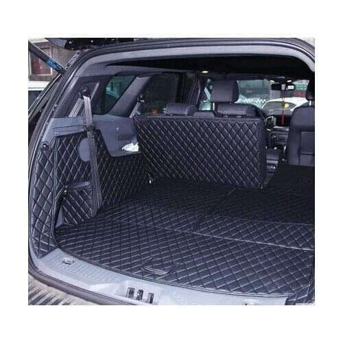 Car Travel Brand Special trunk mats for New Ford Everest 7seats durable waterproof boot carpets liner for Everest