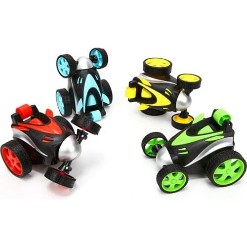 Wireless Remote Control Tumbling Stunt Car Dump Truck Boy Kids Stalls Electric Toy Cross Explosion Models