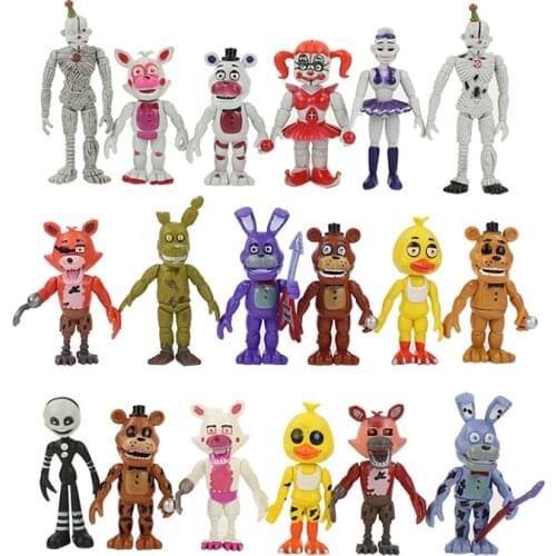 18Styles 14cm Sister Location Funtime Foxy Ballora Puppet Nightmare PVC Action Figure Toys