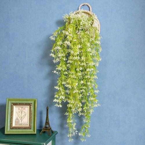 Artificial Vine Decorative Hanging Vine Faux Garland For Party Decoration Green Leaves Home Decoration