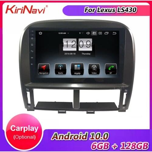Kirinavi 9'' Android 10.0 Car Radio For Lexus LS430 Car Dvd Multimedia Player Android Auto GPS Navigation 6+128G 4G 2000-2006