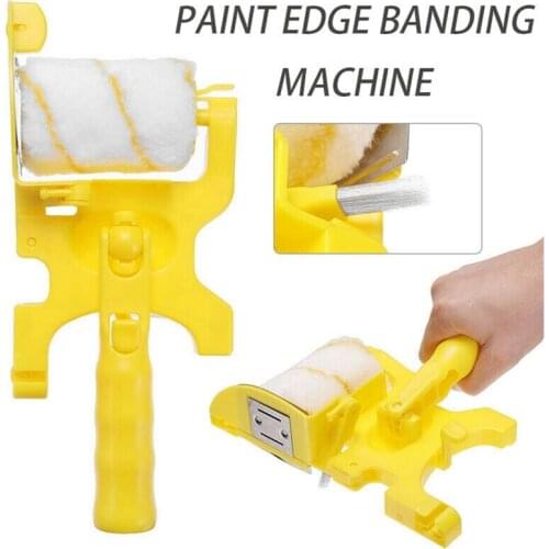 Multifunctional Clean-Cut Paint Edger Roller Brush Roller Paint Brush Clean-Cut Paint Edger Wall Painting Roller Brush Set