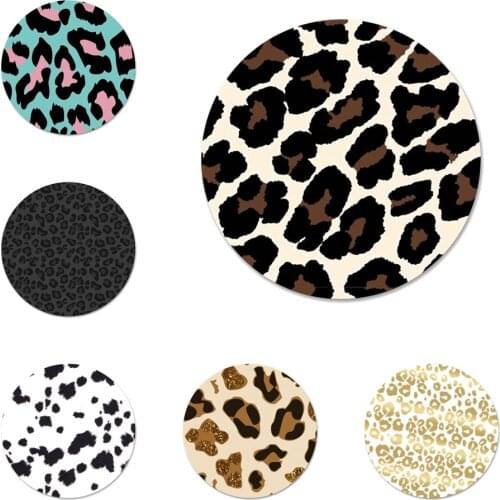 Fashion Tiger Leopard Icons Pins Badge Decoration Brooches Metal Badges For Clothes Backpack Decoration 58mm