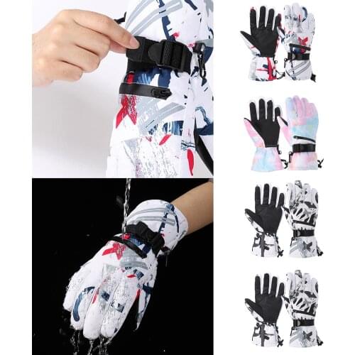2XMotorcycle Waterproof Gloves Finger Sensitive Warm Ski Winter Thermal Mittens