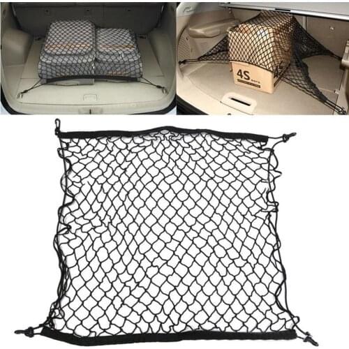 For Nissan X-Trail T31 2008-2020 Xtrail Car Trunk Luggage Storage Cargo Organizer Nylon Elastic Mesh Net
