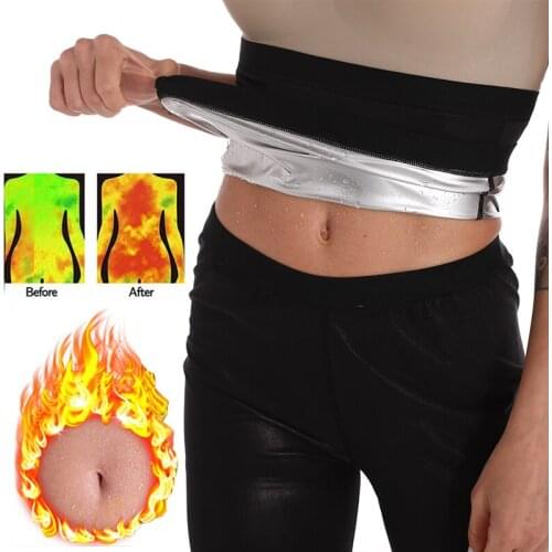 Shaperwear Sauna Waist Trainer Corset Sweat Belt Weight Loss Cincher Body Shaper Tummy Control Strap Slimming Fat Burning Belt
