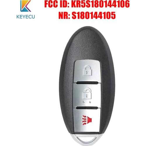 KEYECU S180144105 for Nissan Rouge 2014 2015 2016 2017 Smart Remote Car Key 3 Button 433.92Mhz PCF7945 FCC ID: KR5S180144106