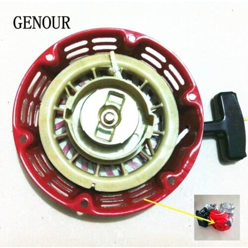 GX160 Recoil Starter Assembly for 168F 170F 2KW 3KW Generator,5.5HP 6.5HP engine starter fits gasoline pump parts METAL CORE