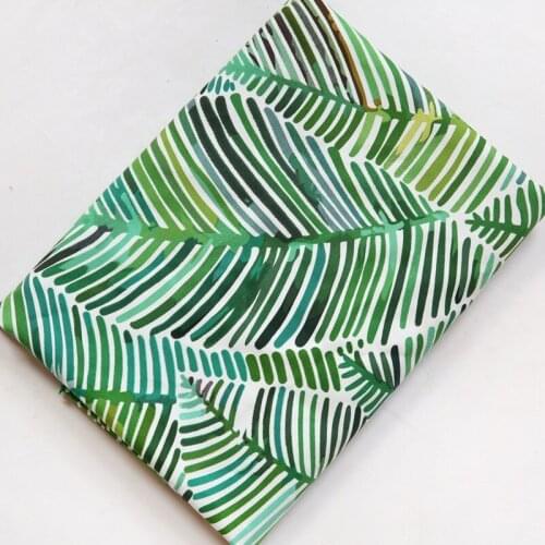 50X150cm Cotton Green Leaves Printed Fabric For DIY Tablecloth Pillowcase Curtains Nordic Home Textiles Fabric Patchwork Tissus
