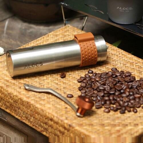 Rotating coffee bean grinder manual stainless steel grinder ceramic grinding core hand-cranked coffee grinder