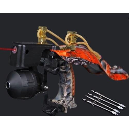 High-quality precision outdoor stainless steel fishing set suit fishing slingshot fish dart fishing gear powerful slingshot