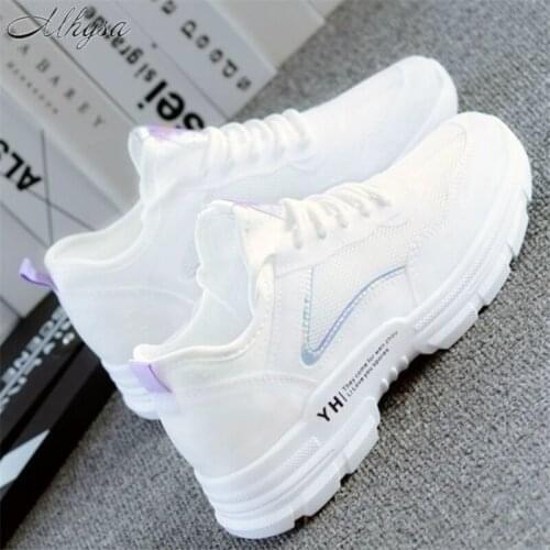 2021 New Women Sneakers Fashion Casual Shoes Woman Comfortable Breathable Mesh Shoes Womens Platform Vulcanized Shoes Woman