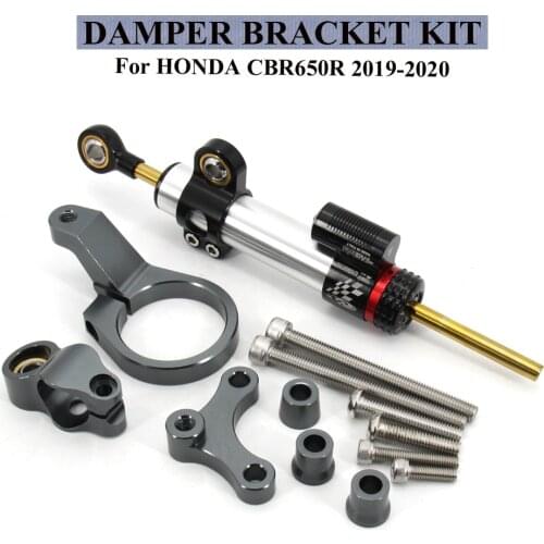 Motorcycle Accessories For HONDA CBR650R 2019-2020 CBR 650R CBR 650 R Adjustable Steering Stabilizer Damper Mounting Bracket Kit