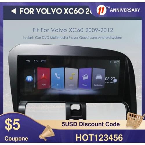 Android 8.1 4G+32G car Gps navigation Stereo unit For Volvo XC60 2009-2016 Multimedia Player Rdio tape recorder Auto Radio Unit