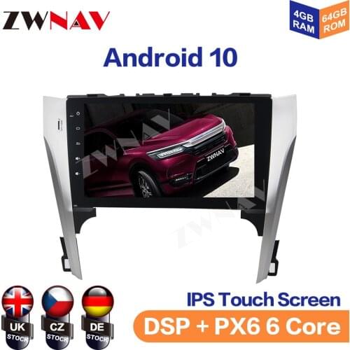 Android 10 Car Head Uint GPS Navigation For Toyota Camry 2014 2015 Auto Stereo Radio Palyer Multimedia Player Screen No DVD CD