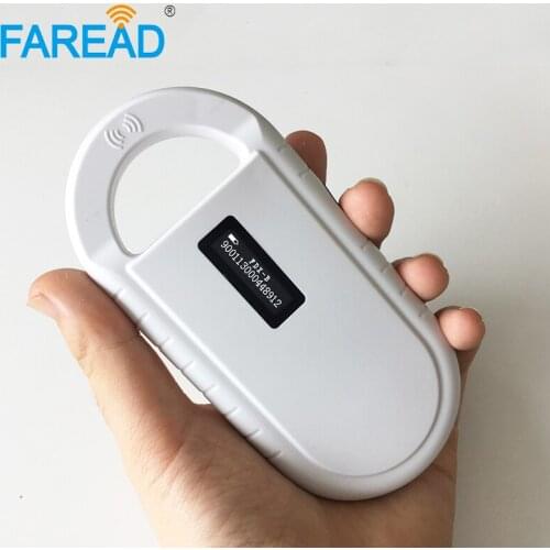 Free shipping RFID FDX-B animal microchip scanner reader manufacturer