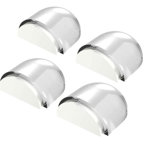 Door Stopper No Need Punch Transparent Self Adhesive Door Holder Door Stop For Home Office Protect Walls Furniture Accessories