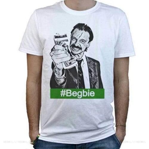 T-Shirt Trainspotting – Neue Helden Begbie Weiß Kunstwerk Kino Film Cult Movie Cotton Tee Shirt Custom Printed