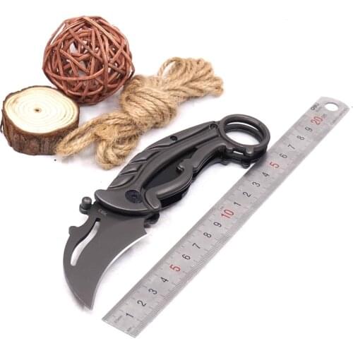 Karambit Knife CS Go Folding Claw knives Outdoor Camping Hunting Survival Tactical Pocket Knife 5CR15MOV Blade EDC Tools