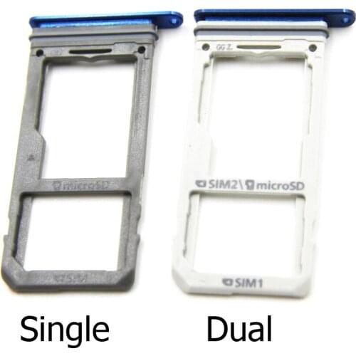 10pcs/lot SIM Card Tray For Samsung Note 8 SIM Card Reader Sim Tray Holder Sim Slot Replacement Parts Black/Gold/Purple/Blue