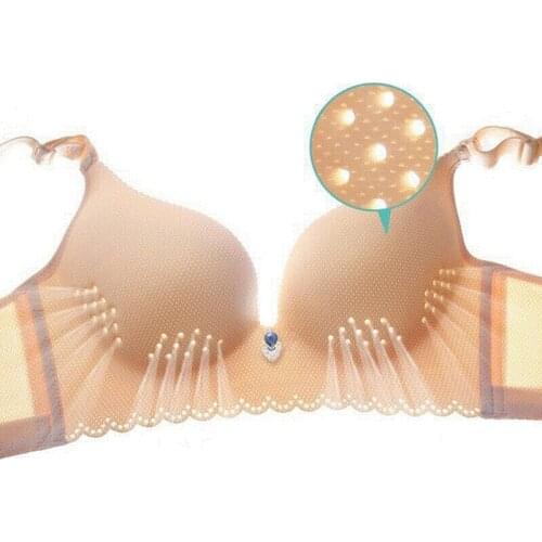 No Ring Shows Small and Thin Section Girl High School Students One-piece Bra Air-permeable gather back underwear