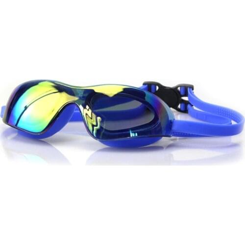 Large Frame Swimming Goggles Plating Swimming Glasses Anti-fog Waterproof UV Protection Professional Swim Glasses for Men Women