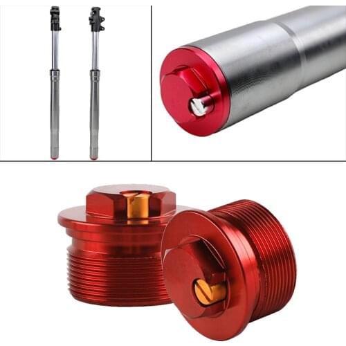 Motorcycle front Shock Absorber Damper Top Nut Cover Cap for 125/140/150cc Dirt Pit Pro Bike 45/48mm front Shock Nut Cover Cap