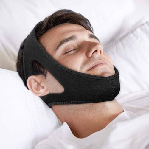 Anti-Snore Pillow Sleeping Position Redress Bandage Jaw Support Belt Prevent Respiratory Diseases Bedding Stop Snoring Doctor E1