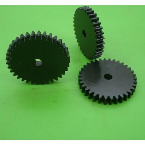 Steel gear straight spur gear 0.8 mod plane gear reducer accessories gear box planetary gear hole 5
