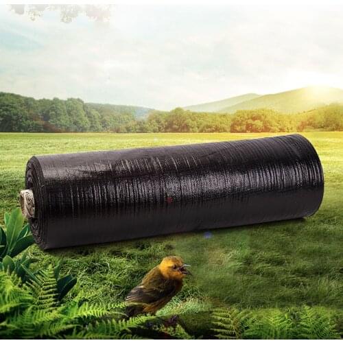Agricultural Anti Grass Cloth Farm-oriented Weed Barrier Mat Black Plastic Mulch Thicker Orchard Garden Weed Control Fabric