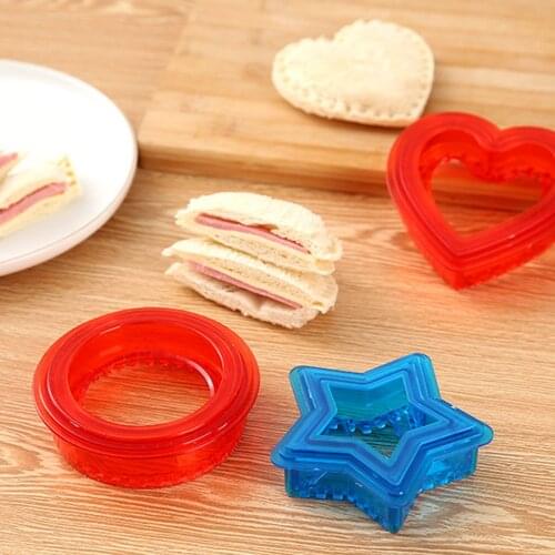 Sandwich Cutter And Sealer Sandwich Maker For Kids Bread Sandwich Decruster Pancake Maker DIY Cookie Cutter For Lunch