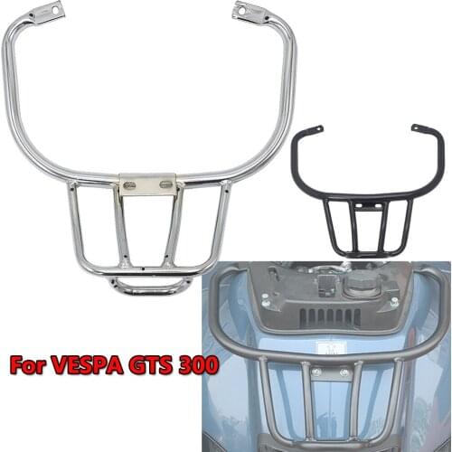 Silver Rear Bracket Motorcycle Sports Luggage Book Shelf Rack Rear Luggage Bag CNC Aluminum For VESPA GTS 300 GTS300