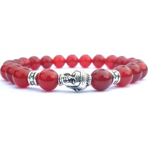 ASHMITA 2019 8MM Rose Gold Energy Volcanic Stone Crown Bracelet With Tiny Inlaid Zircon Women Fashion Gift For Men Bracelets