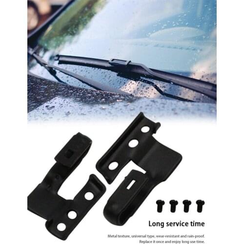 2 PCS Universal Front Windshield Wiper Blade Arm Adapter Mounting Kit Car Accessories