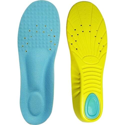 New Unisex Shoe Pad Breathable Insole for Sneakers Absorb Sweat Comfortable Damping Thick Men Women Outdoor Sport Shoe Pad