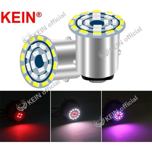 KEIN Constant and Flashing 1157 Led Bulb 2357 2057 BAY15D Car Light P21/5W R5W R10W Vehicle Motorcycle Brake Stop Backup Lamp