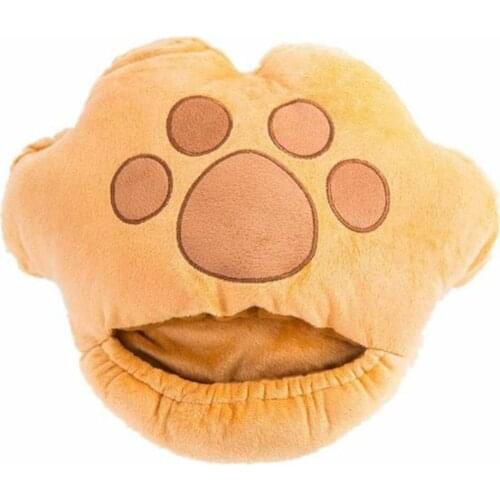 Cartoon Plush Cat Claw Warm Foot Super Soft Hand Warmers Removable Washable USB Electric Heating Soft Cute Shoes