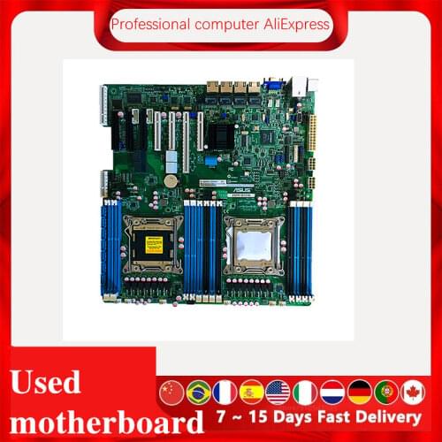 For ASUS Z9PR-D12/4L Used original For Intel C602 Server motherboard Socket LGA 2011 DDR3 X79 X79M Motherboard