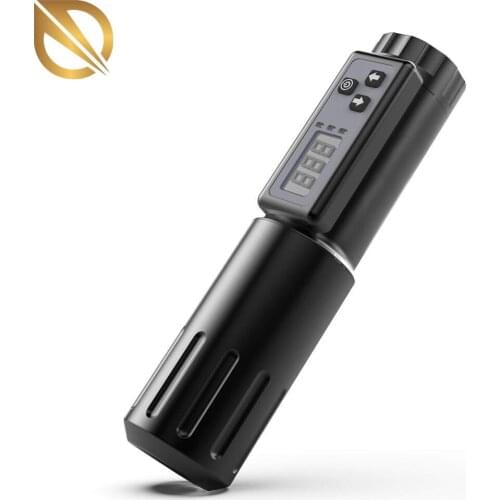 Professional Wireless Battery Pen Rotary Cartridge Tattoo Machine Pen with LED Display Permanent Make Up Machine Accessories
