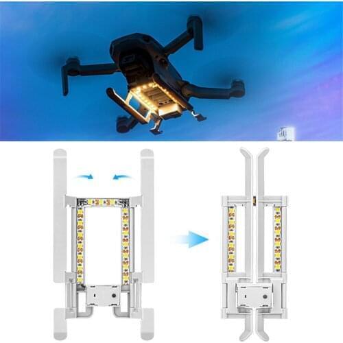 Extended Landing Gear Leg For DJI Mavic Mini 1/2/SE Protective Extensions LED Lgiht Night Flash Stabilizer Set Accessories Kit