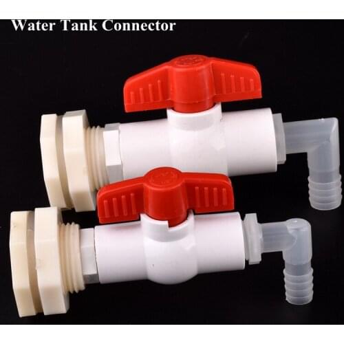 1 Set 1/2'' -6.4mm~19.5mm Water Tank Connector Garden Irrigation System Water Hose Joint Fish Aquarium Tank Drain Pipe Fittings