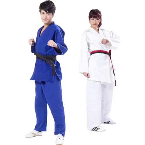 Brazilian Jiu Jitsu Gi BJJ Youth Kenpo Karate Uniform for Men Women Kids Dobok Boys Taekwondo ITF White Blue Adult Judo Children