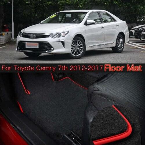 Savanini High Quality Soft Nylon Custom Made Non Slip Heavy Duty Floor Carpet Mat Rugs For Toyota Camry 7th 2012-2017