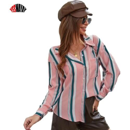 Блузки на пуговицах Yesmayay China At AliExpress