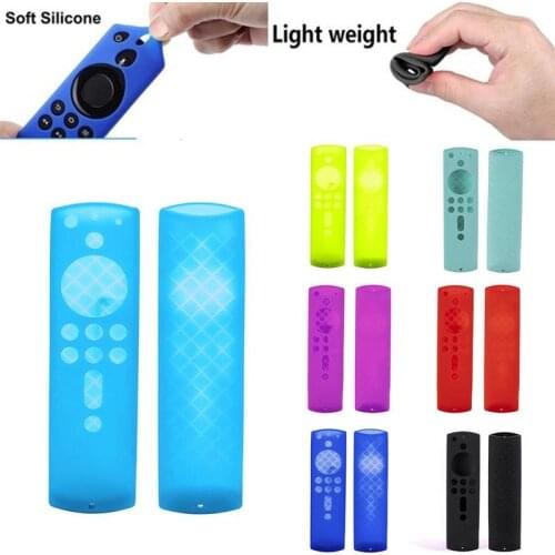 Remote Control Protective Cover Soft Silicone Anti-drop Protective Cover Suitable For Amazonn Fire TV Stick 4K